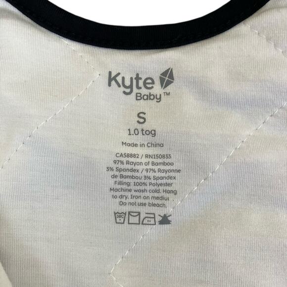 Kyte BABY Sz S Bamboo Sleep Bag in Midnight Constellation 1.0 TOG Back White - Picture 5 of 15